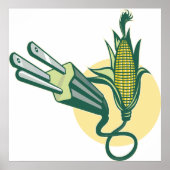 Elektrische voedingskabel poster (Voorkant)