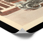 Elektrische voertuigen Motorauto's  afdrukken Poster (Hoek)