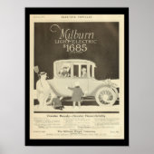 Elektrische voertuigen Motorauto's  afdrukken Poster (Voorkant)