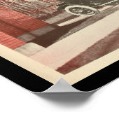 Elektrische voertuigen Motorauto's  afdrukken Poster (Hoek)