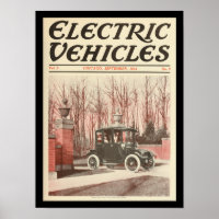 Elektrische voertuigen Motorauto's afdrukken