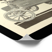 Elektrische voertuigen Motorauto's  printwagen Poster (Hoek)