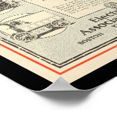 Elektrische voertuigen Motorauto's  printwagen Poster (Hoek)