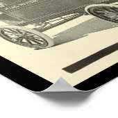 Elektrische voertuigen Motorauto's  printwagen Poster (Hoek)