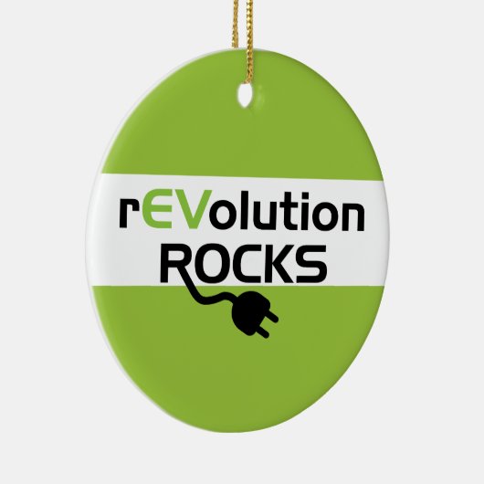 Elektrische voertuigen Rocks - EV Keramisch Ornament (Rechts)