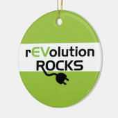 Elektrische voertuigen Rocks - EV Keramisch Ornament (Links)