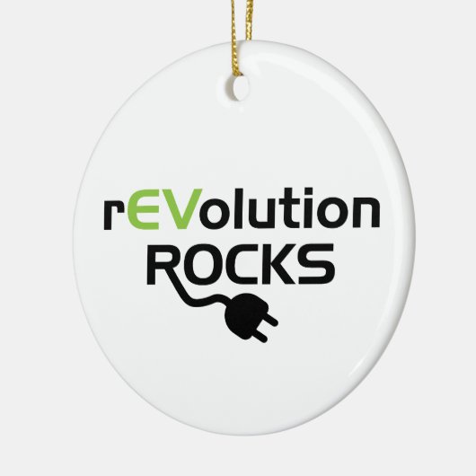 Elektrische voertuigen Rocks - EV Keramisch Ornament (Links)