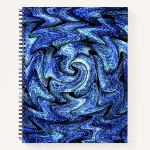 Elektrische Vortex - 8,5 x 11-inch spirale laptop Notitieboek