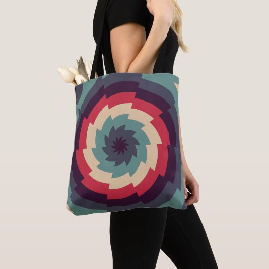 elektrische vortex caleidoscoop tote bag (Dichtbij)