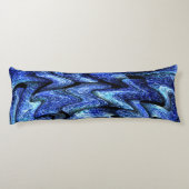 Elektrische vortex - Lichaamslang Lichaamskussen (Achterkant)