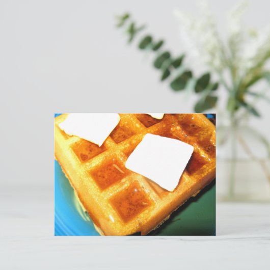 Elektrische wafels briefkaart (Staand voorkant)