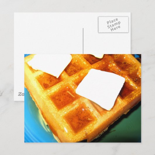 Elektrische wafels briefkaart (Voorkant / Achterkant)