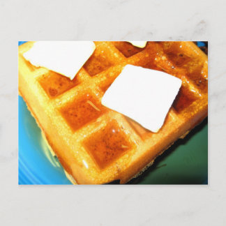 Elektrische wafels briefkaart