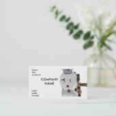 elektrische wandstopbedrading visitekaartje (Staand voorkant)