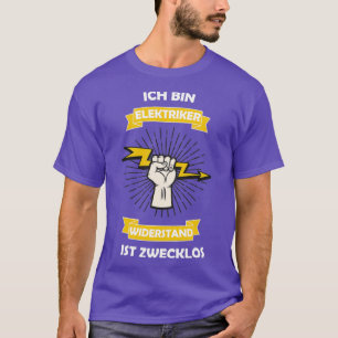 Elektrische weerstand nutteloos t-shirt
