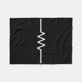 Elektrische weerstand symbool Grappig Engineer Cir Fleece Deken (Voorkant (Horizontaal))