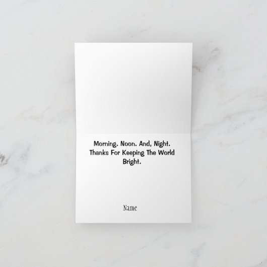 Elektrische Wenskaart Kaart (Binnen)