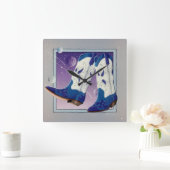 Elektrische Westerne schuifwielkaartjes voor cowbo Vierkante Klok (Huis)