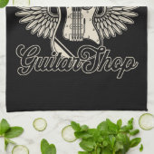 Elektrische Wings Guitarist Persoonlijke Guitar Sh Theedoek (Gevouwen)