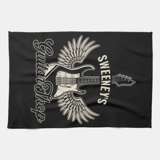 Elektrische Wings Guitarist Persoonlijke Guitar Sh Theedoek (Horizontaal)