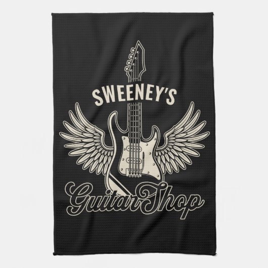 Elektrische Wings Guitarist Persoonlijke Guitar Sh Theedoek (Verticaal)