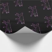 Elektrische wolf cadeaupapier (Hoek)