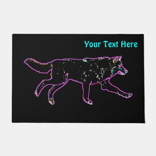 Elektrische wolf deurmat (Voorkant)