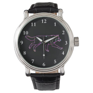 Elektrische wolf horloge