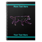 Elektrische wolf notitieboek (Voorkant)