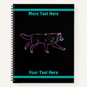 Elektrische wolf notitieboek (Voorkant)