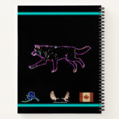 Elektrische wolf notitieboek (Achterkant)