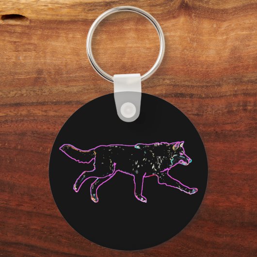 Elektrische wolf sleutelhanger (Voorkant)