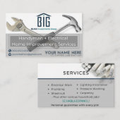 elektrische woningverbeteringsdiensten visitekaartje (Voorkant / Achterkant)