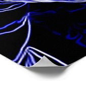 Elektrische Zebra Poster (Hoek)