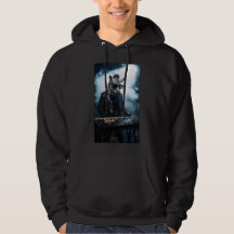 Elektrische Zebra Synthesizer Concert Hoodie