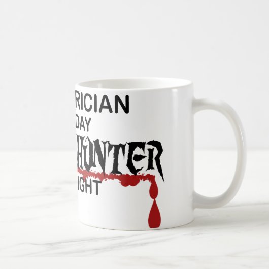 Elektrische Zombie Hunter Koffiemok (Rechts)