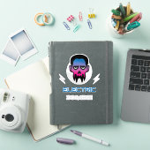 Elektrische Zombie Neon Sticker (iPad Cover)