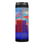 Elektrische zonnethermische getumbler thermosbeker (Achterkant)