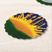 ELEKTRISCHE ZONSONDERGANG! KARTONNEN ONDERZETTERS (Gekanteld)