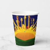 ELEKTRISCHE ZONSONDERGANG! PAPIEREN BEKERS (Achterkant)