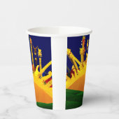 ELEKTRISCHE ZONSONDERGANG! PAPIEREN BEKERS (Links)