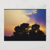 Elektrische Zonsondergangslucht Briefkaart (Voorkant)