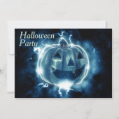 Elektriserend Pompoen Halloween Feest Kaart (Voorkant)