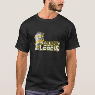 Elektro Arbeider Spanning Ambachtsman Elektriker T-shirt