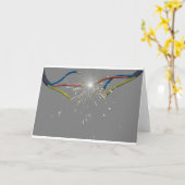 elektro vonk kaart (Gele Bloem)