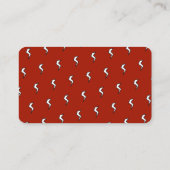 Elektroaannemer Professionele Loyaliteit Kaart Visitekaartje (Achterkant)