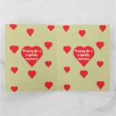 Elektrocardiogram van het rode hart wordt snel bet kaart (Binnen)