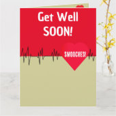 Elektrocardiogram van het rode hart wordt snel bet kaart (Gele Bloem)