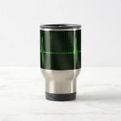 Elektrocardiogram Waves Travel Mug Reisbeker (Center)