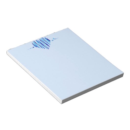 elektrohart notitieblok (Schuin)